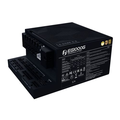 Lian Li EDGE GOLD 1000 Watt 80 Plus Gold ATX Fully Modular Power Supply (Black)